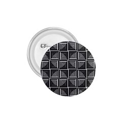 Pattern Op Art Black White Grey 1 75  Buttons