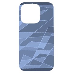 Lines Shapes Pattern Web Creative Iphone 14 Pro Black Uv Print Case by Ravend