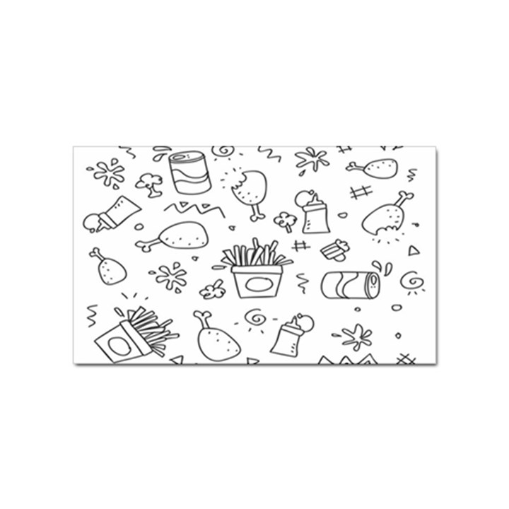 Set Chalk Out Scribble Collection Sticker (Rectangular)