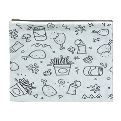 Set Chalk Out Scribble Collection Cosmetic Bag (xl)