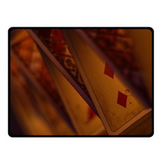 Card Game Mood The Tarot Fleece Blanket (small) by Amaryn4rt