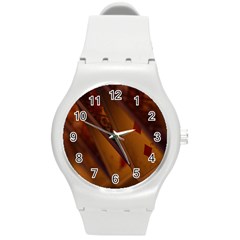 Card Game Mood The Tarot Round Plastic Sport Watch (m) by Amaryn4rt