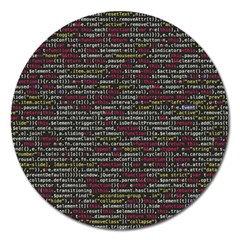Full Frame Shot Of Abstract Pattern Magnet 5  (round) by Amaryn4rt