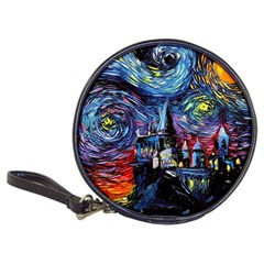 Castle Hogwarts Starry Night Print Van Gogh Parody Classic 20-cd Wallets