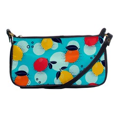 Pop Art Style Citrus Seamless Pattern Shoulder Clutch Bag