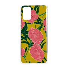 Pink Flower Seamless Pattern Samsung Galaxy S20plus 6 7 Inch Tpu Uv Case