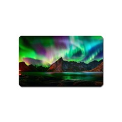 Aurora Borealis Nature Sky Light Magnet (name Card) by Pakjumat