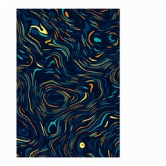 Colorful Abstract Pattern Creative Colorful Line Linear Background Small Garden Flag (two Sides) by Pakjumat