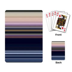 Horizontal Line Strokes Color Lines Playing Cards Single Design (rectangle) by Pakjumat