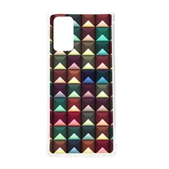 Diamond Geometric Square Design Pattern Samsung Galaxy Note 20 Tpu Uv Case by Pakjumat
