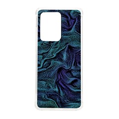 Abstract Blue Wave Texture Patten Samsung Galaxy S20 Ultra 6 9 Inch Tpu Uv Case by Pakjumat