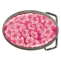 Cute Pink Sakura Flower Pattern Belt Buckles