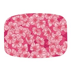 Cute Pink Sakura Flower Pattern Mini Square Pill Box by Pakjumat