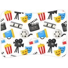 Cinema Icons Pattern Seamless Signs Symbols Collection Icon Velour Seat Head Rest Cushion