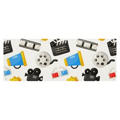 Cinema Icons Pattern Seamless Signs Symbols Collection Icon Banner And Sign 8  X 3 
