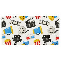 Cinema Icons Pattern Seamless Signs Symbols Collection Icon Banner And Sign 8  X 4 