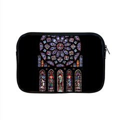 Chartres Cathedral Notre Dame De Paris Stained Glass Apple Macbook Pro 15  Zipper Case by Maspions