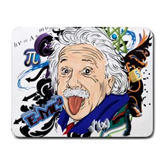 Albert Einstein Physicist Small Mousepad by Maspions