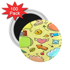 Cute Sketch Child Graphic Funny 2 25  Magnets (100 Pack)  by Hannah976