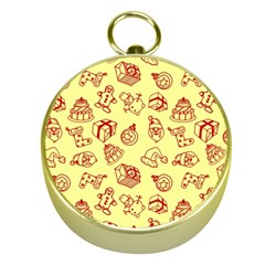 Bw Christmas Icons   Gold Compasses by ConteMonfrey