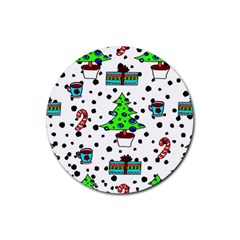 It`s Cold Outside  Rubber Coaster (round)