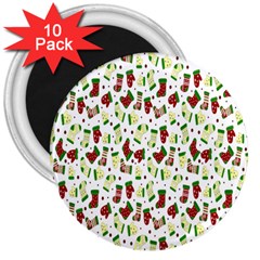 Warm Christmas  3  Magnets (10 Pack)  by ConteMonfrey