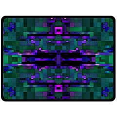 Abstract Pattern Desktop Wallpaper Two Sides Fleece Blanket (large) by Hannah976