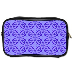Decor Pattern Blue Curved Line Toiletries Bag (two Sides) by Hannah976