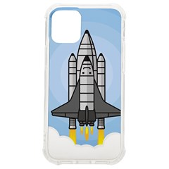 Rocket Shuttle Spaceship Science Iphone 12 Mini Tpu Uv Print Case	 by Sarkoni