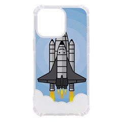 Rocket Shuttle Spaceship Science Iphone 13 Pro Tpu Uv Print Case by Sarkoni