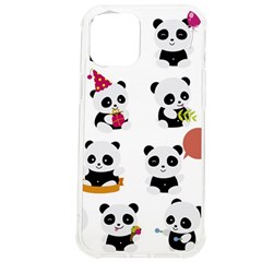 Playing Pandas Cartoons Iphone 12 Pro Max Tpu Uv Print Case by Apen