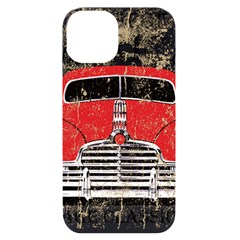 Perfect American Vintage Classic Car Signage Retro Style Iphone 14 Black Uv Print Case by Sarkoni