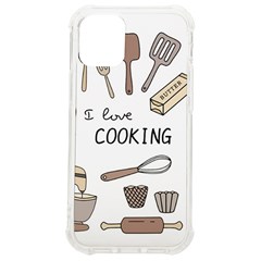 I Love Cooking Baking Utensils Knife Iphone 12 Mini Tpu Uv Print Case	 by Apen