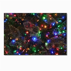 Christmas Lights Postcards 5  X 7  (pkg Of 10) by Apen