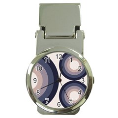 Circle Tile Design Pattern Money Clip Watches