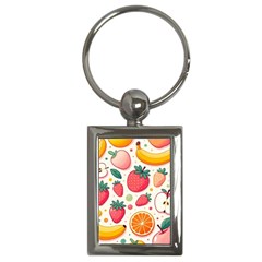 Fruit Sweet Pattern Key Chain (rectangle)