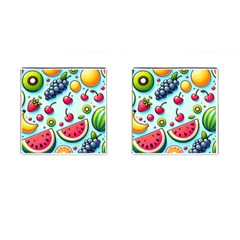 Fruits Sweet Pattern Cufflinks (square)