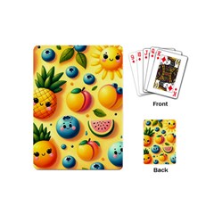 Fruits Fresh Sweet Pattern Playing Cards Single Design (mini) by Ravend