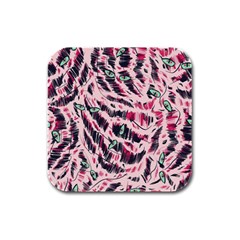 Drawing Notebook Print Reason Rubber Square Coaster (4 Pack) by Ravend