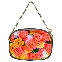 Bouquet Floral Blossom Anniversary Chain Purse (two Sides) by Ravend