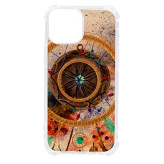 Dreamcatcher, Abstract, Colorful, Colors, Dream, Golden, Vintage Iphone 13 Mini Tpu Uv Print Case by nateshop