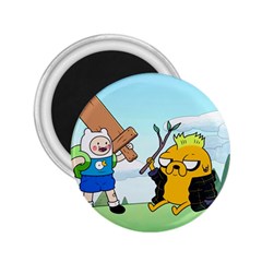 Adventure Time Finn And Jake Cartoon Network Parody 2 25  Magnets by Sarkoni