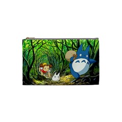 Anime My Neighbor Totoro Jungle Cosmetic Bag (small) by Sarkoni