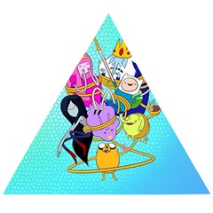 Adventure Time Cartoon Wooden Puzzle Triangle by Sarkoni