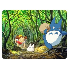 Anime My Neighbor Totoro Jungle Two Sides Premium Plush Fleece Blanket (extra Small) by Sarkoni