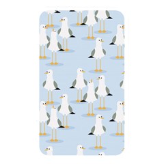 Cute Seagulls Seamless Pattern Light Blue Background Memory Card Reader (rectangular)