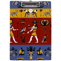 Ancient Egyptian Religion Seamless Pattern A4 Acrylic Clipboard by Hannah976