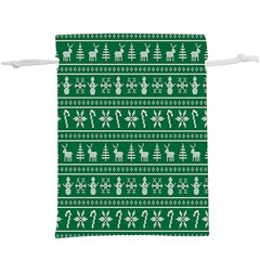 Wallpaper Ugly Sweater Backgrounds Christmas Lightweight Drawstring Pouch (xl) by artworkshop