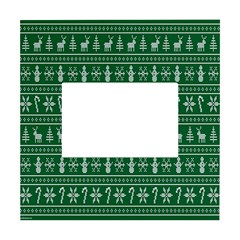 Wallpaper Ugly Sweater Backgrounds Christmas White Box Photo Frame 4  X 6  by artworkshop