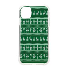 Wallpaper Ugly Sweater Backgrounds Christmas Iphone 11 Tpu Uv Print Case by artworkshop